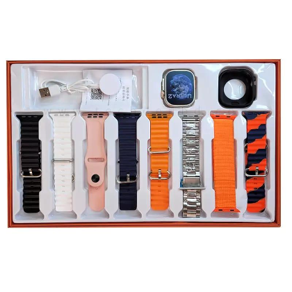 Y80 Ultra Smart watch with 8 Strap